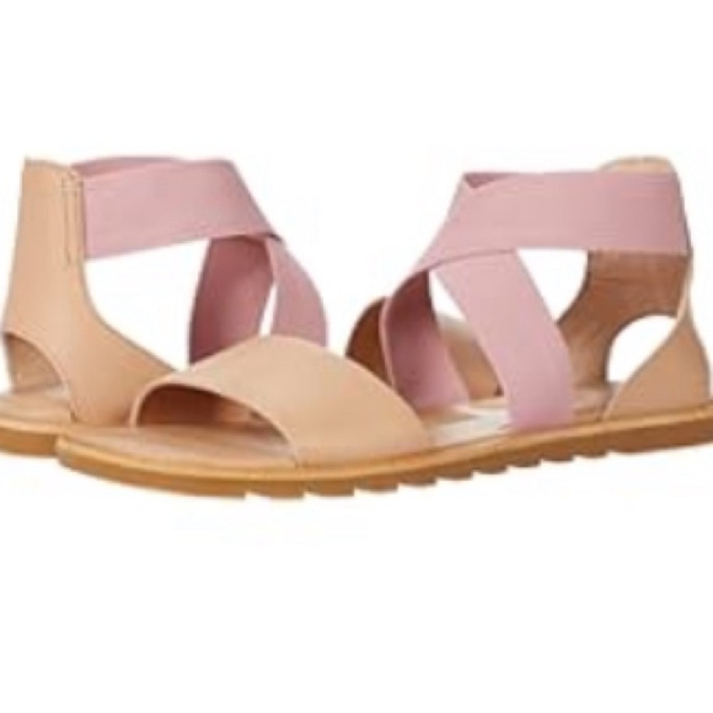 Sorel Women's Sandals in Pink and Tan